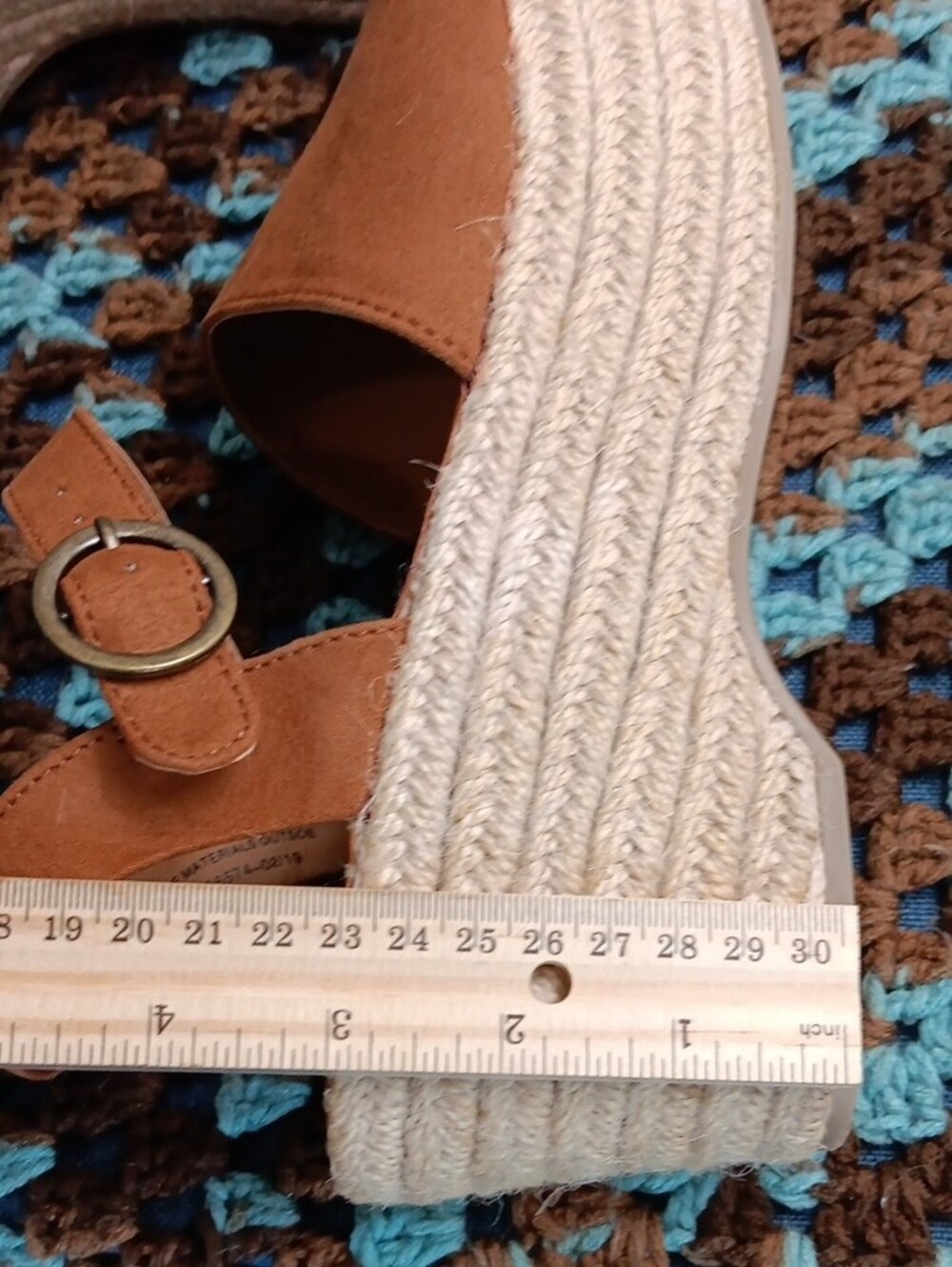 Universal Thread Brown Espadrille Platform Sandals - Picture 14 of 14